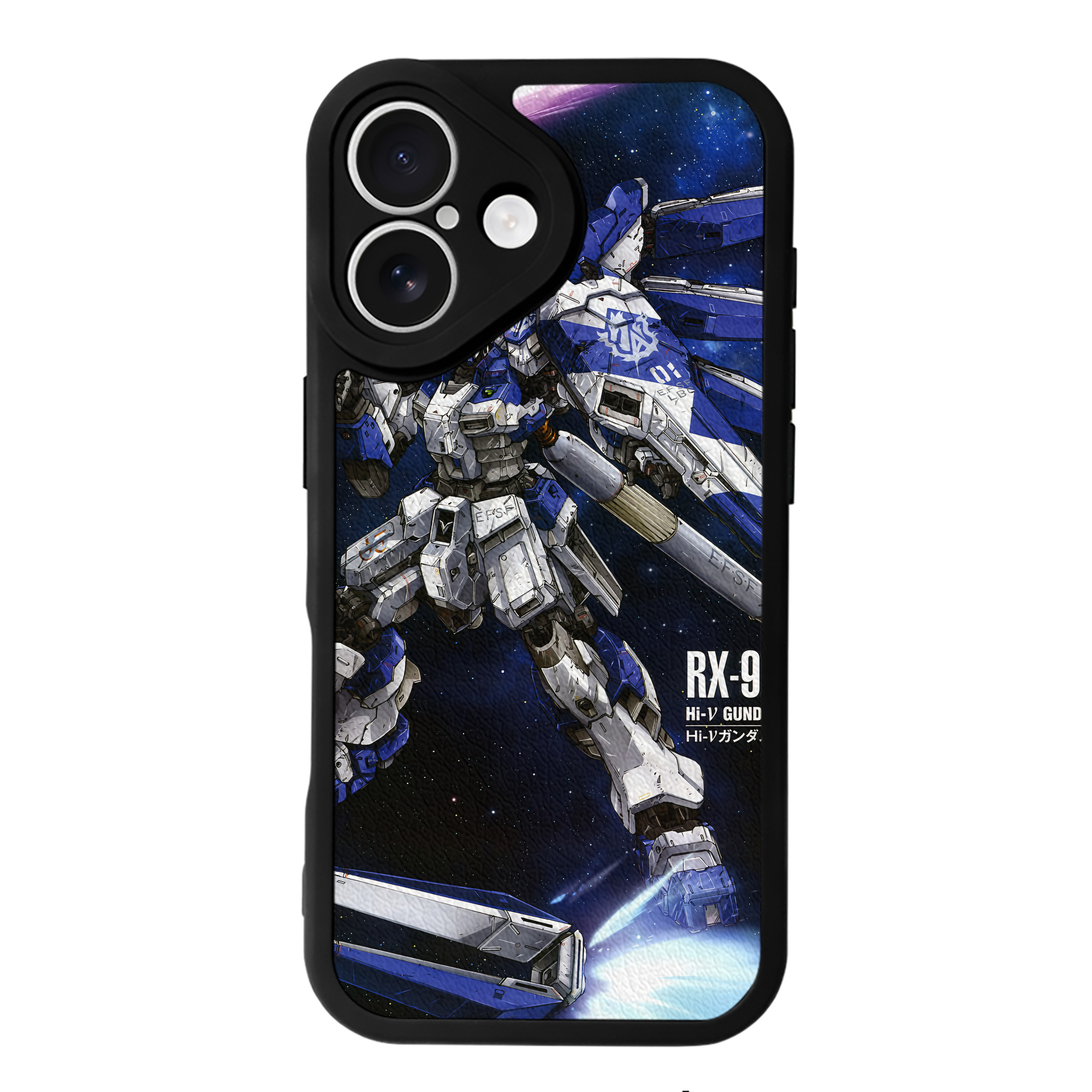 （画像用） 機動戦士ガンダム Mobile Suit Gundam 【iPhone 16シリーズ対応】シリコンスマホケース（レザー調） 材質：シリコン